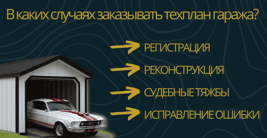 Заказать техплан гаража в Нижнем Новгороде под ключ