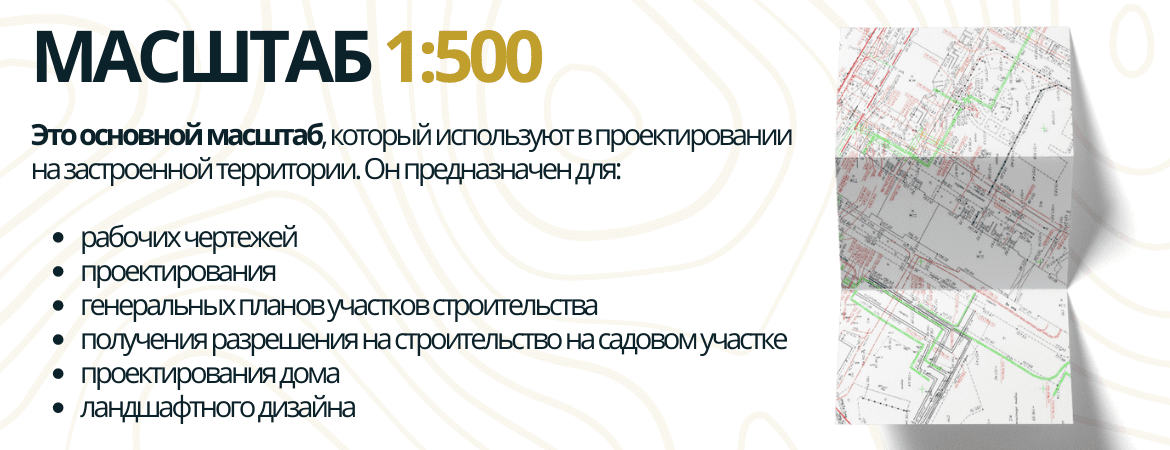 Масштаб топосъемки 1:500 в Нижнем Новгороде и Нижегородской области
